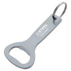 Aluminum Key Ring with Bottle Opener - Silver - Laser Engraving