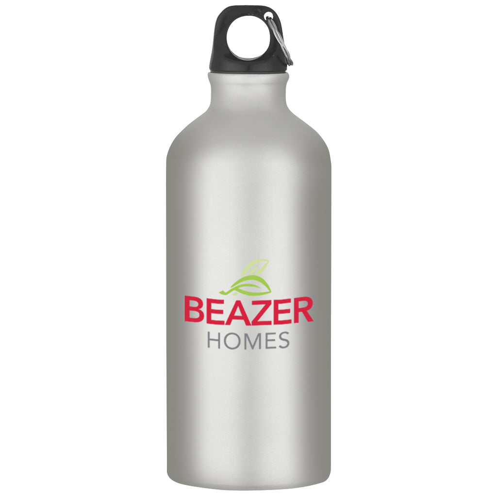 Aluminum Tundra Bike Bottle, 20 oz - Silver - Colorbrite Drinkware