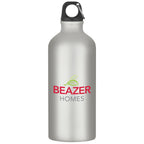 Aluminum Tundra Bike Bottle, 20 oz - Silver - Colorbrite Drinkware