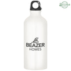 Aluminum Tundra Bike Bottle, 20 oz - White - Silk Screen