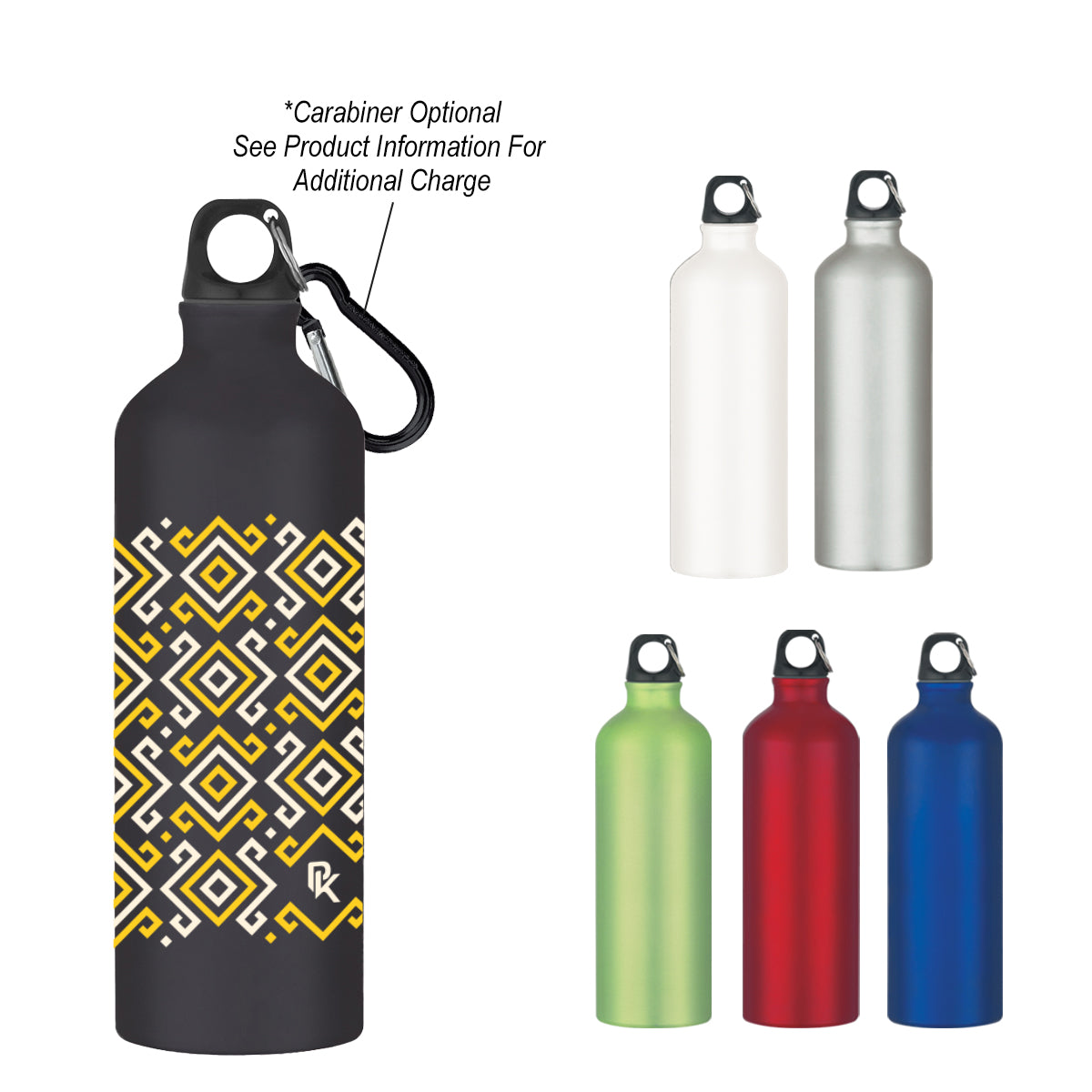 Aluminum Tundra Bike Bottle in Full Color, 25 oz - 25 Oz. Full Color Aluminum Tundra Bike Bottle