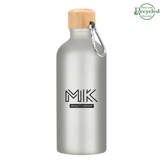 Aluminum Tundra Bike Bottle with Bamboo Lid, 20 oz
