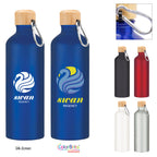 Aluminum Tundra Bike Bottle with Bamboo Lid, 25 oz