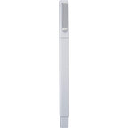 Ambassador Capped Ballpoint Pen with Square Barrel Full Color - White - Front 2