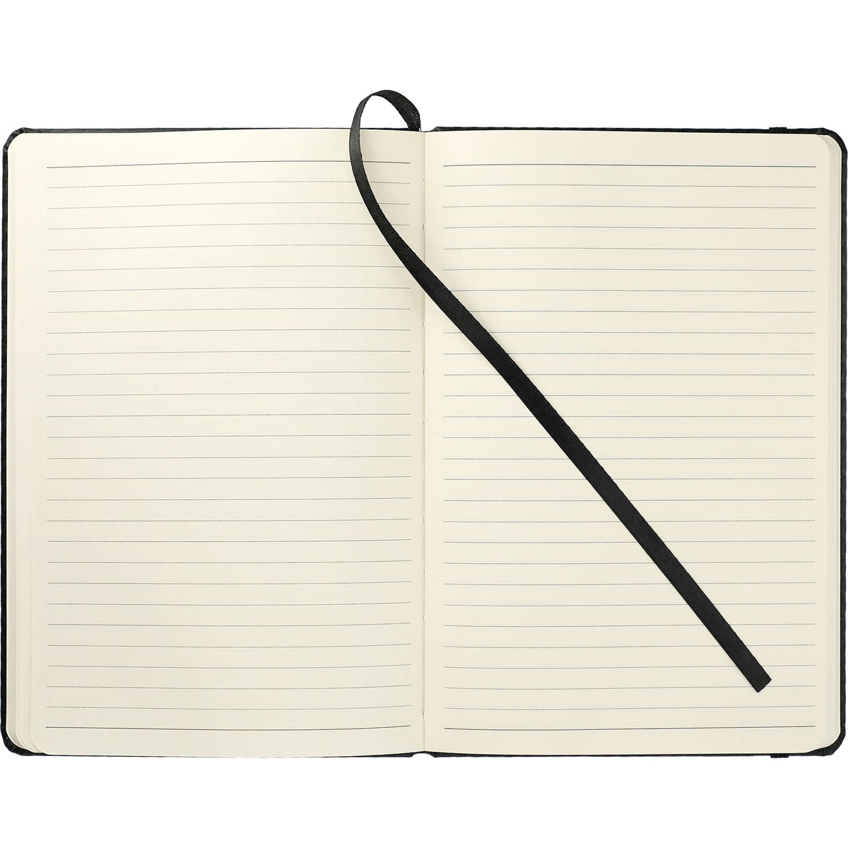 Ambassador Carbon Fiber Look Journal, 5.5 x 8.5 Inches Debossing - Black - Front 3