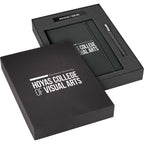 Ambassador Journal, Pen and Power Bank Gift Set - Black - Front