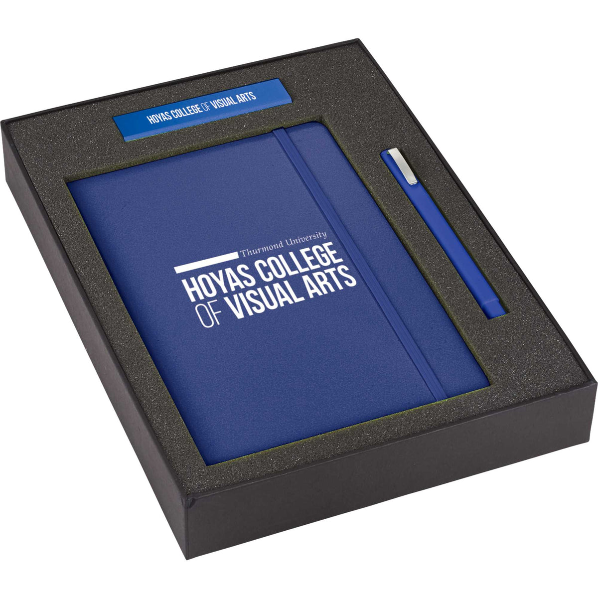 Ambassador Journal, Pen and Power Bank Gift Set - Blue - Photo