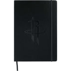 Ambassador Large Hardcover Journal, 8 x 11.5 Inches Debossing - Black - Front
