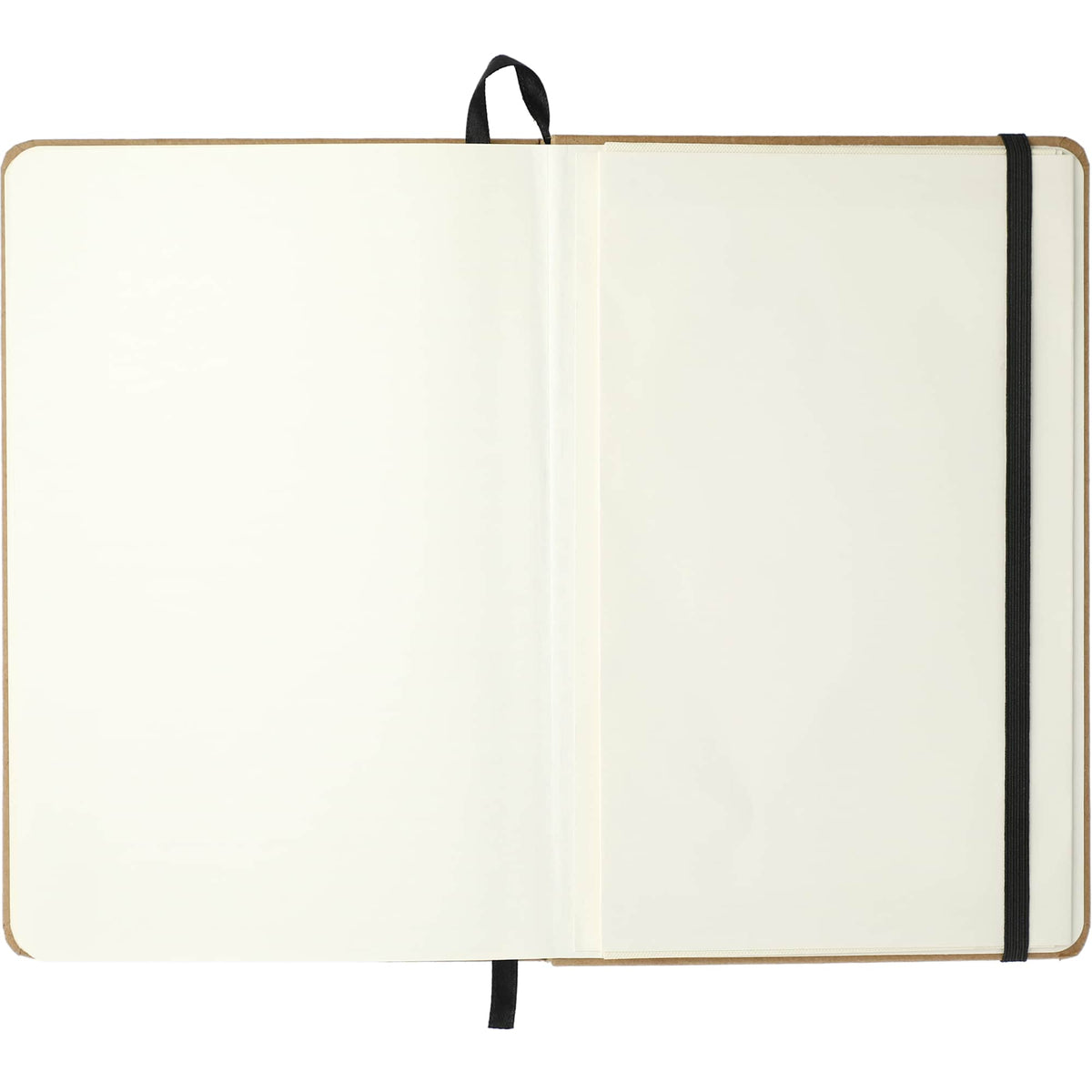 Ambassador Recycled Cover Journal, 5.5 x 8.5 Inches Debossing - Natural - Front 2