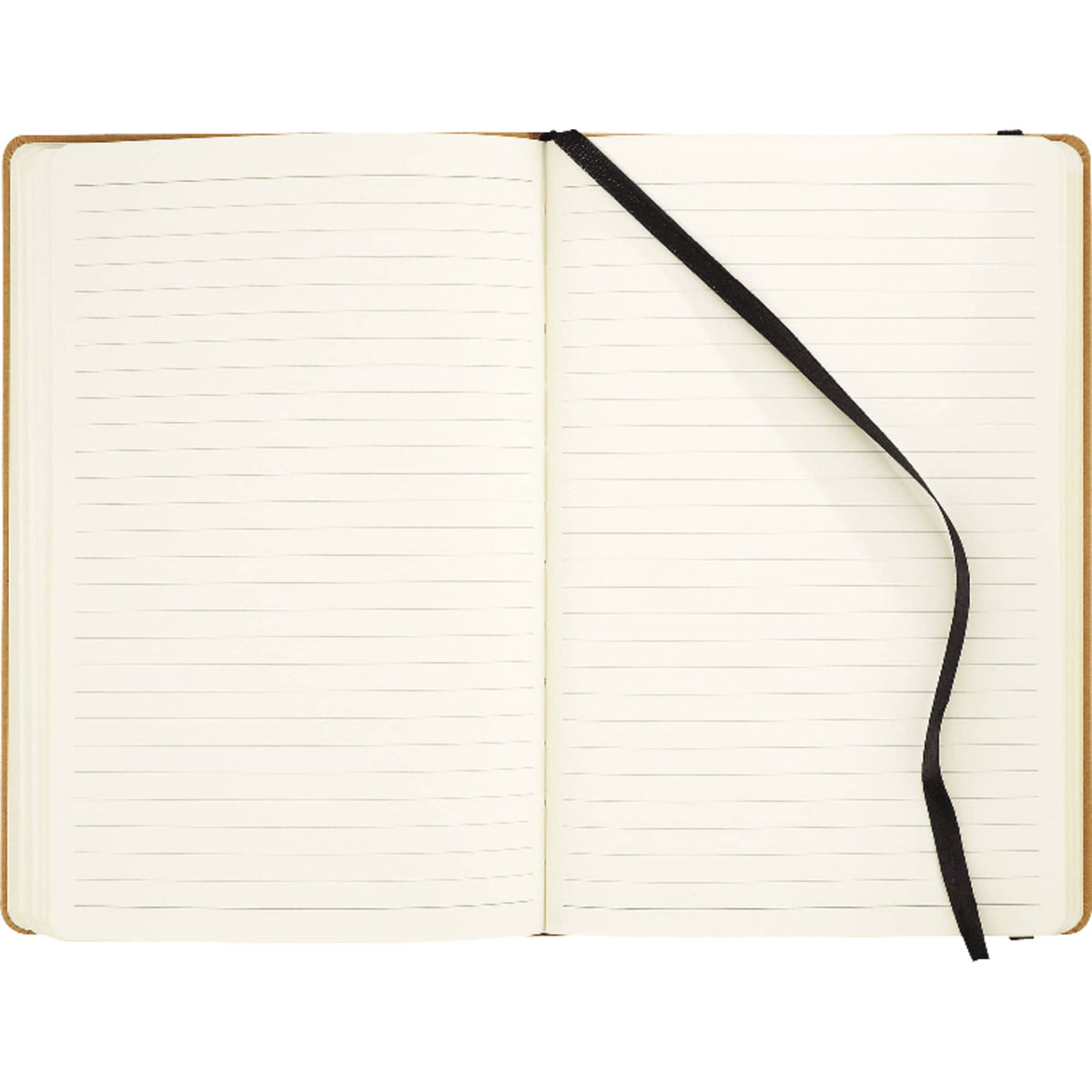 Ambassador Recycled Cover Journal, 5.5 x 8.5 Inches Debossing - Natural - Front 4