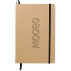 Ambassador Recycled Cover Journal, 5.5 x 8.5 Inches Debossing - Natural - Front