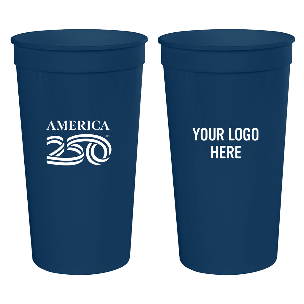 America250 Big Game Stadium Cup, 32 oz - Navy