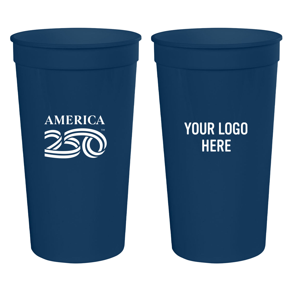 America250 Big Game Stadium Cup, 32 oz - Navy