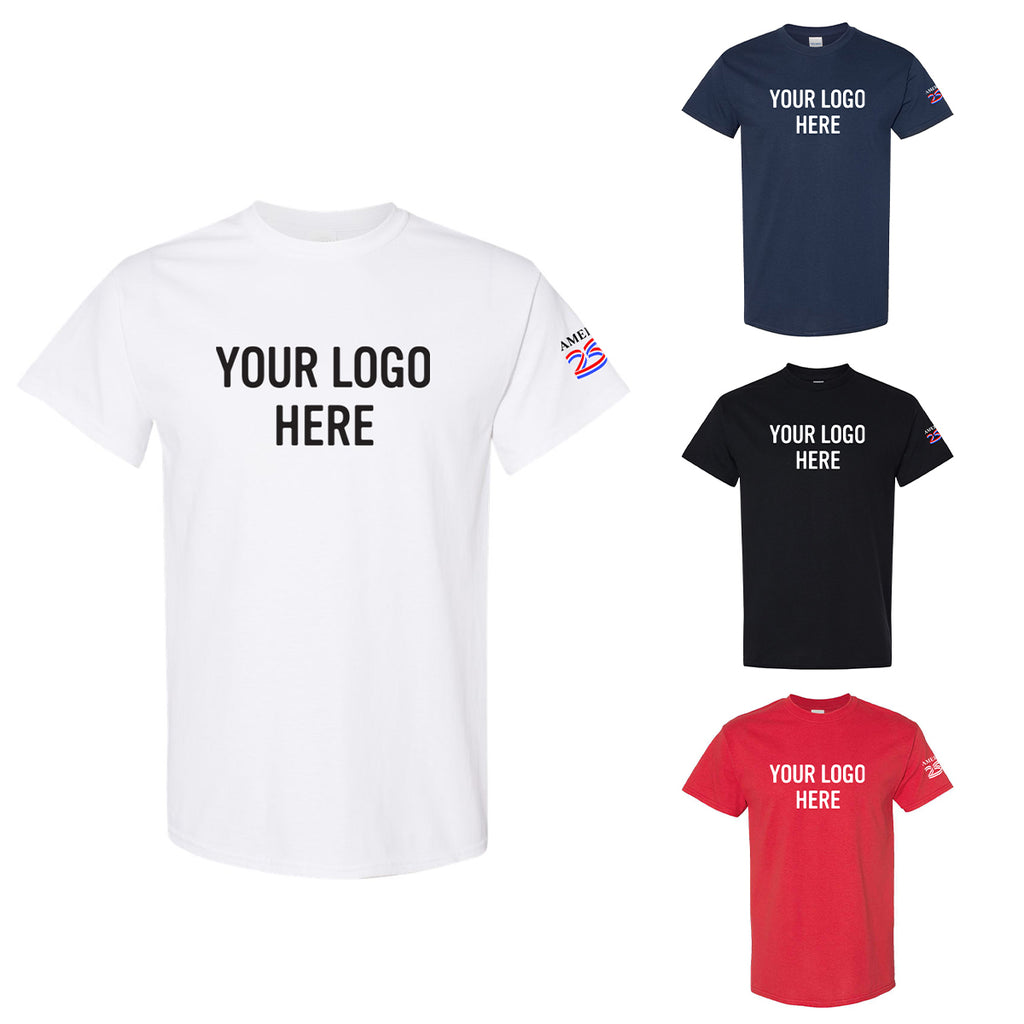 America250 Gildan Heavy Cotton T-Shirt, Adult - Navy