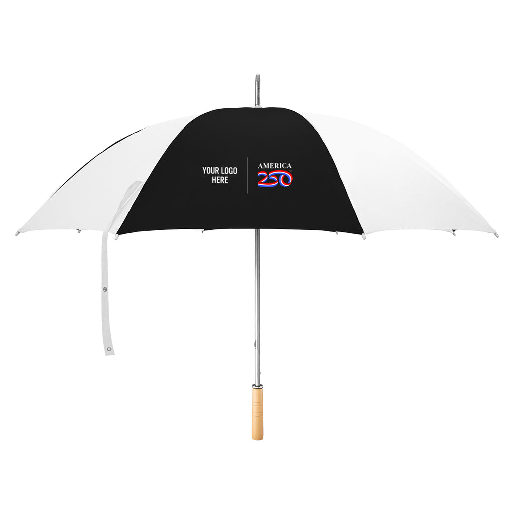 America250 Golf Umbrella, 60 Inch Arc - America250™ 60" Arc Golf Umbrella