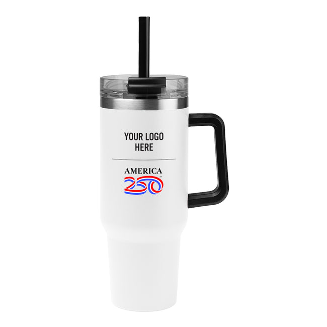 America250 Intrepid Stainless Steel Tumbler in Full Color, 40 oz
