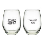 America250 Wine Glass, 9 oz - America250™ 9 Oz. Wine Glass