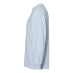 American Apparel Unisex Heavyweight Cotton Long Sleeve Tee - Powder Blue - Direct Side