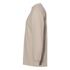 American Apparel Unisex Heavyweight Cotton Long Sleeve Tee - Sand - Direct Side
