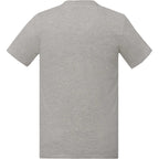 American Giant Classic Cotton Crew Tee for Men Transfer - Heather Grey - Back