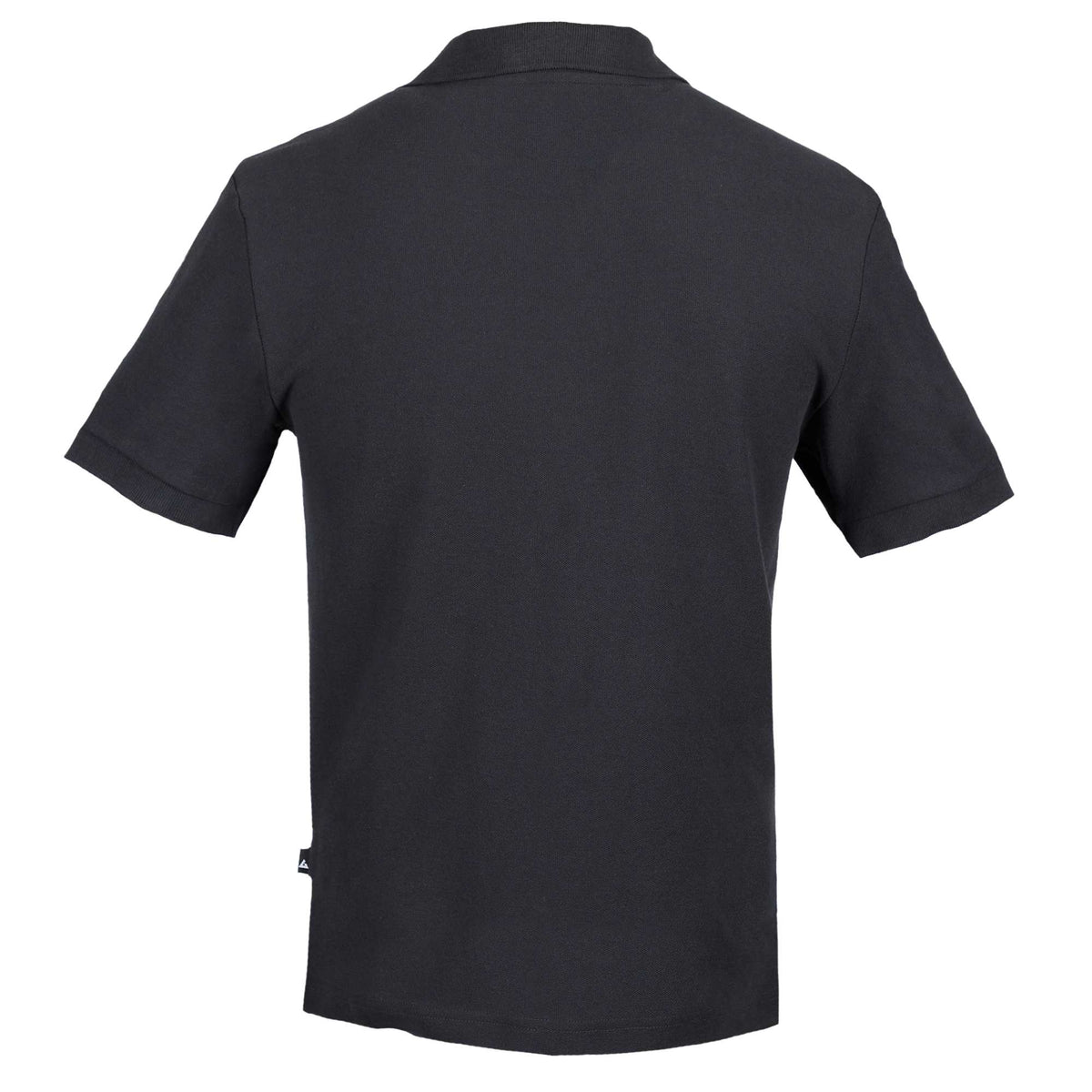 American Giant Classic Cotton Pique Polo for Men Transfer - Black - Back