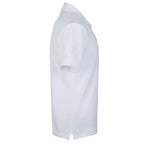 American Giant Classic Cotton Pique Polo for Men Transfer - White - Right Side