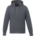American Giant Classic Heavyweight Full Zip Hoodie for Men Embroidery - Steel Grey - Front