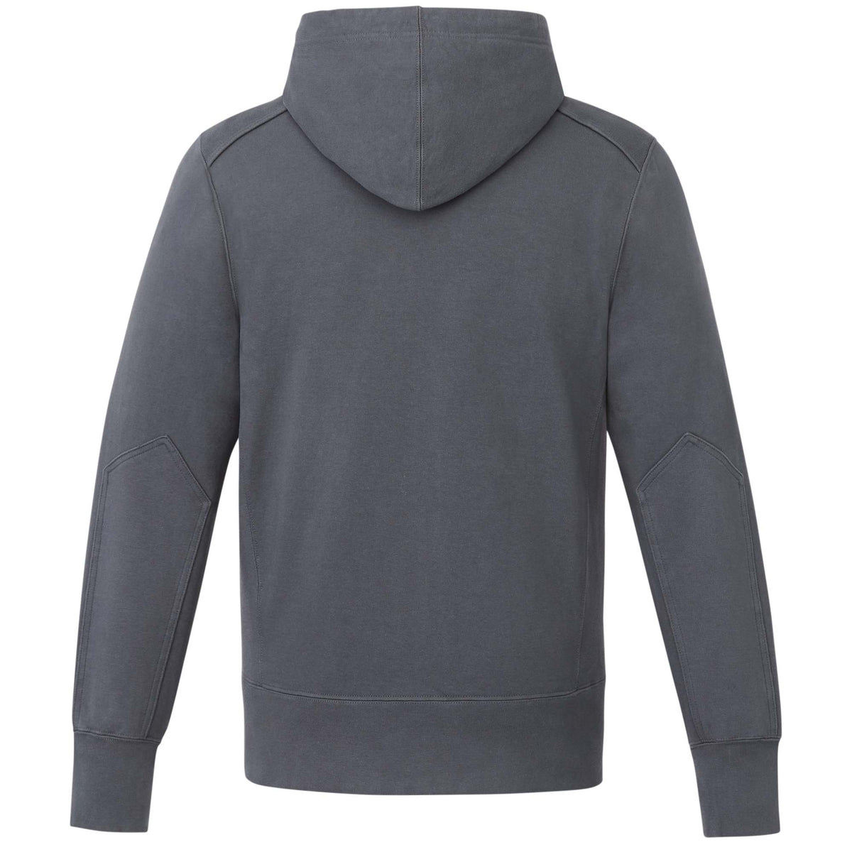 American Giant Classic Heavyweight Full Zip Hoodie for Men Transfer - Steel Grey - Back