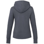 American Giant Classic Heavyweight Full Zip Hoodie for Women Transfer - Steel Grey - Back