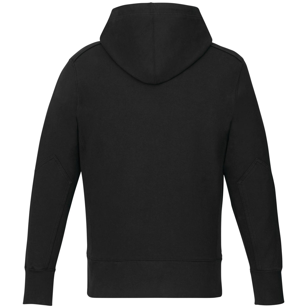 American Giant Classic Heavyweight Pullover Hoodie for Men Transfer - Black - Back