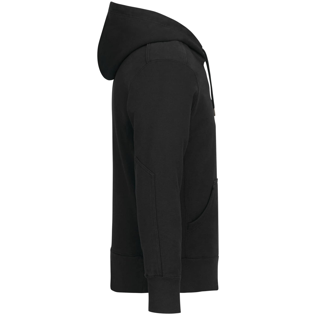 American Giant Classic Heavyweight Pullover Hoodie for Men Transfer - Black - Right Side