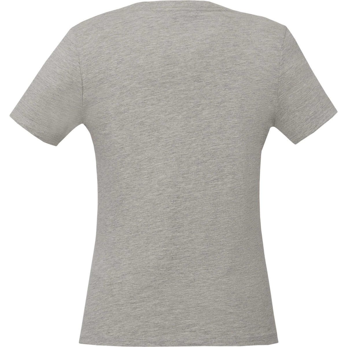 American Giant Classic V-Neck Tee in Supima Cotton for Women Transfer - Heather Grey - Back