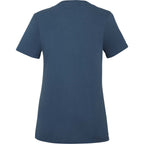 American Giant Classic V-Neck Tee in Supima Cotton for Women Transfer - Washed Navy - Back