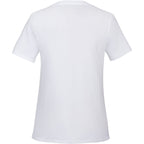 American Giant Classic V-Neck Tee in Supima Cotton for Women Transfer - White - Back