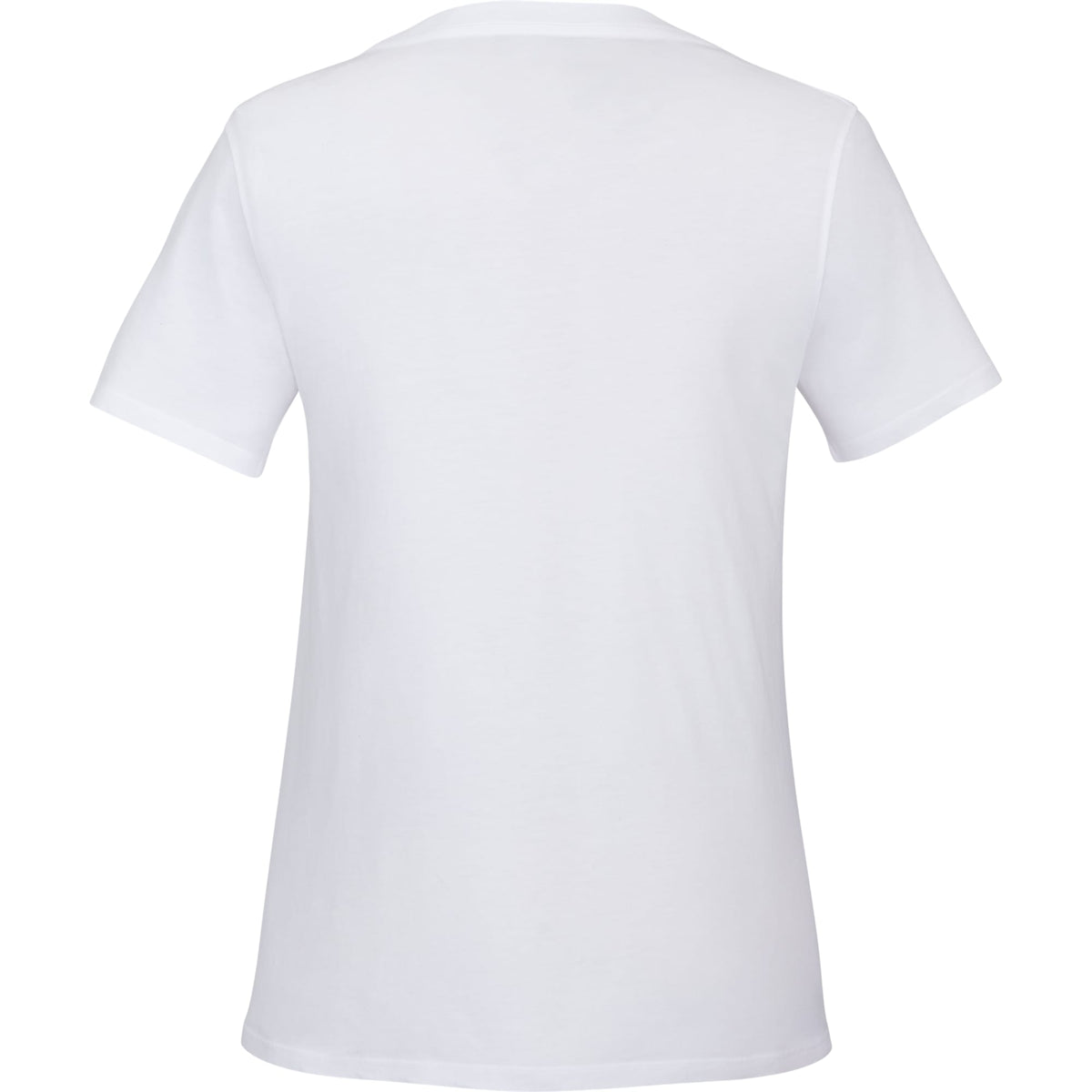 American Giant Classic V-Neck Tee in Supima Cotton for Women Transfer - White - Back