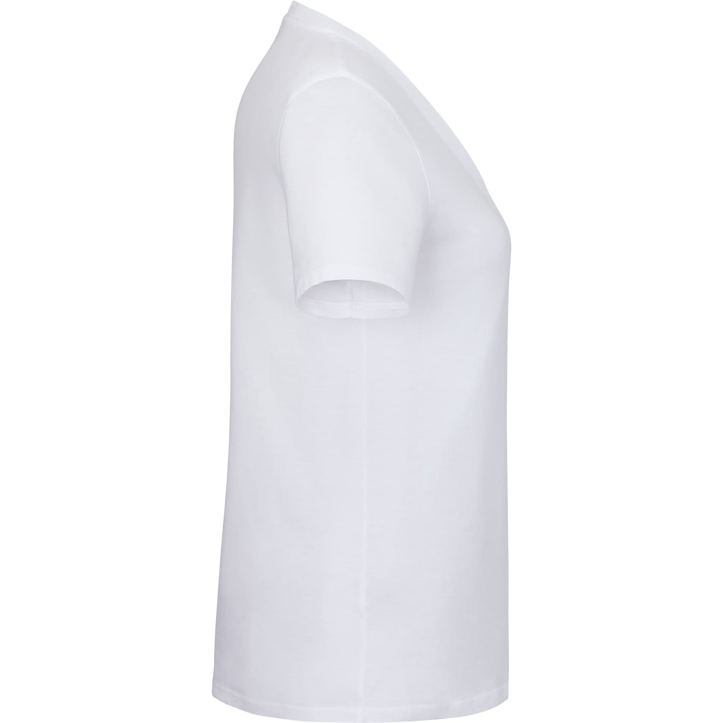American Giant Classic V-Neck Tee in Supima Cotton for Women Transfer - White - Right Side