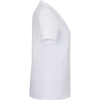 American Giant Classic V-Neck Tee in Supima Cotton for Women Transfer - White - Right Side