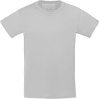 American Giant Crew Neck Tee Made in the USA for Women Transfer - White - Flat