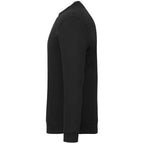 American Giant Everyday French Terry Crew Sweatshirt for Men Embroidery - Black - Left Side