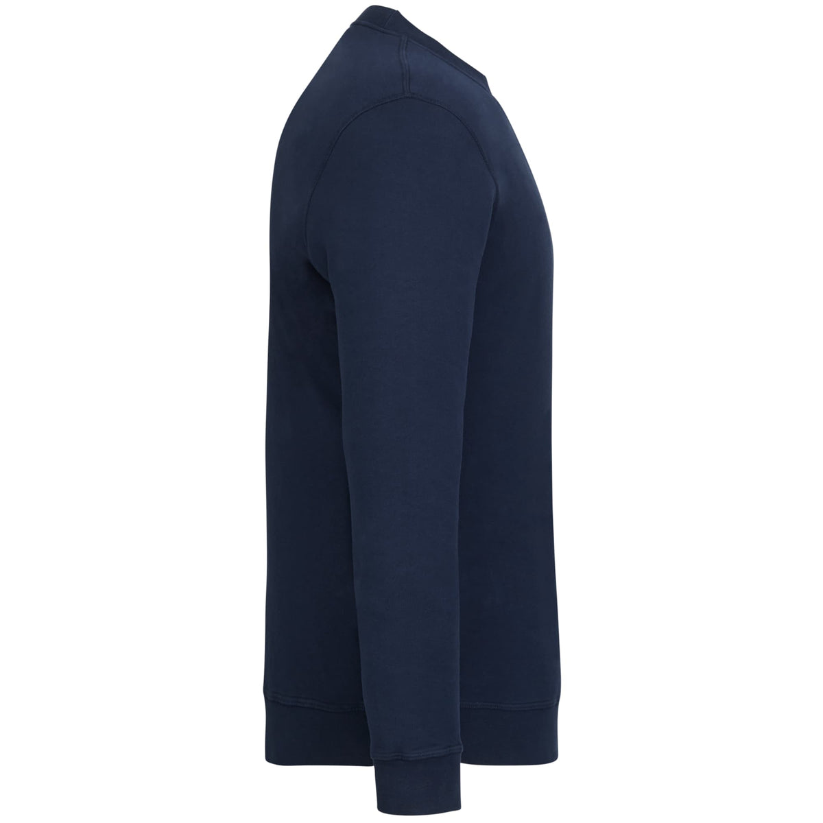 American Giant Everyday French Terry Crew Sweatshirt for Men Transfer - Polo Blue - Right Side