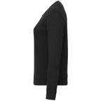 American Giant Everyday French Terry Crew Sweatshirt for Women Transfer - Black - Left Side