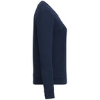American Giant Everyday French Terry Crew Sweatshirt for Women Transfer - Polo Blue - Right Side