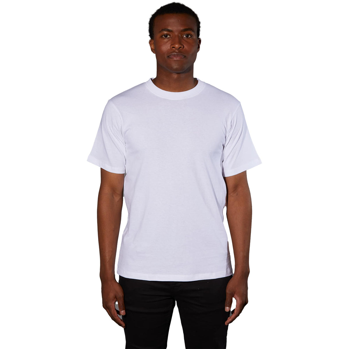 American Giant Heavyweight Cotton T-Shirt for Men Transfer - White - Photo 3