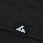 American Giant Lightweight Tri-Blend Full Zip for Women Embroidery - Black Heather - Detail 3