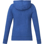 American Giant Lightweight Tri-Blend Full Zip for Women Embroidery - Essential Blue Heather - Back
