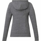 American Giant Lightweight Tri-Blend Full Zip for Women Embroidery - Grey Ink Heather - Back