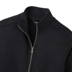 American Giant Moto Full Zip Jacket for Men Embroidery - Black - Detail