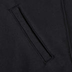 American Giant Moto Full Zip Jacket for Men Embroidery - Black - Pocket Detail