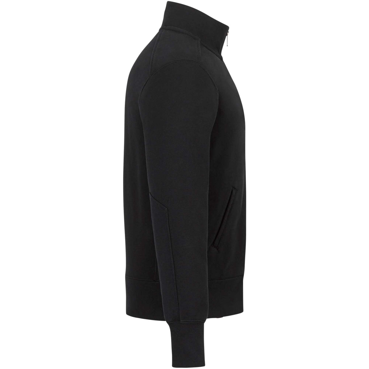 American Giant Moto Full Zip Jacket for Men Embroidery - Black - Right Side