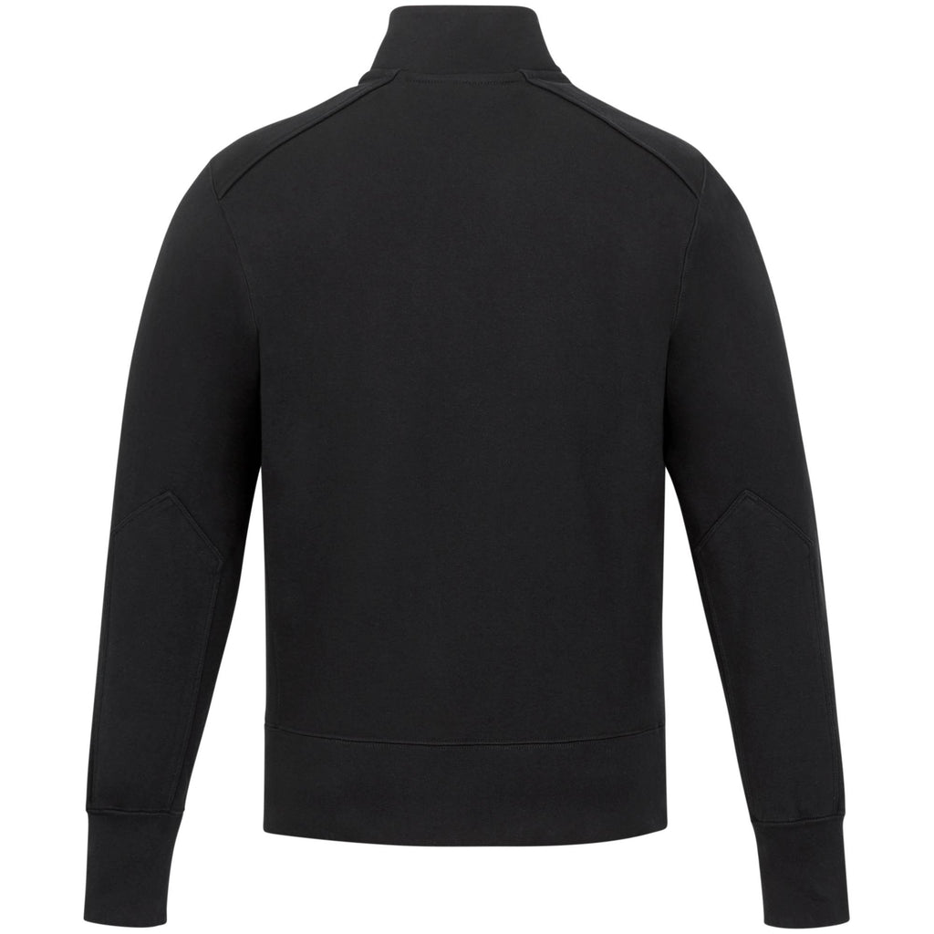 American Giant Moto Full Zip Jacket for Men Transfer - Black - Back